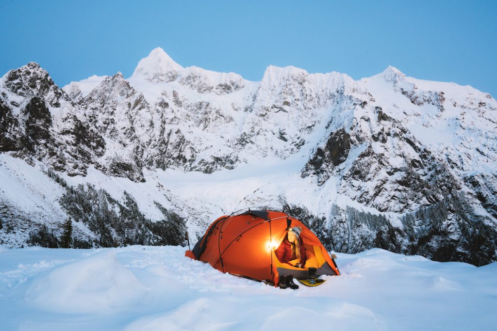 Winter camping